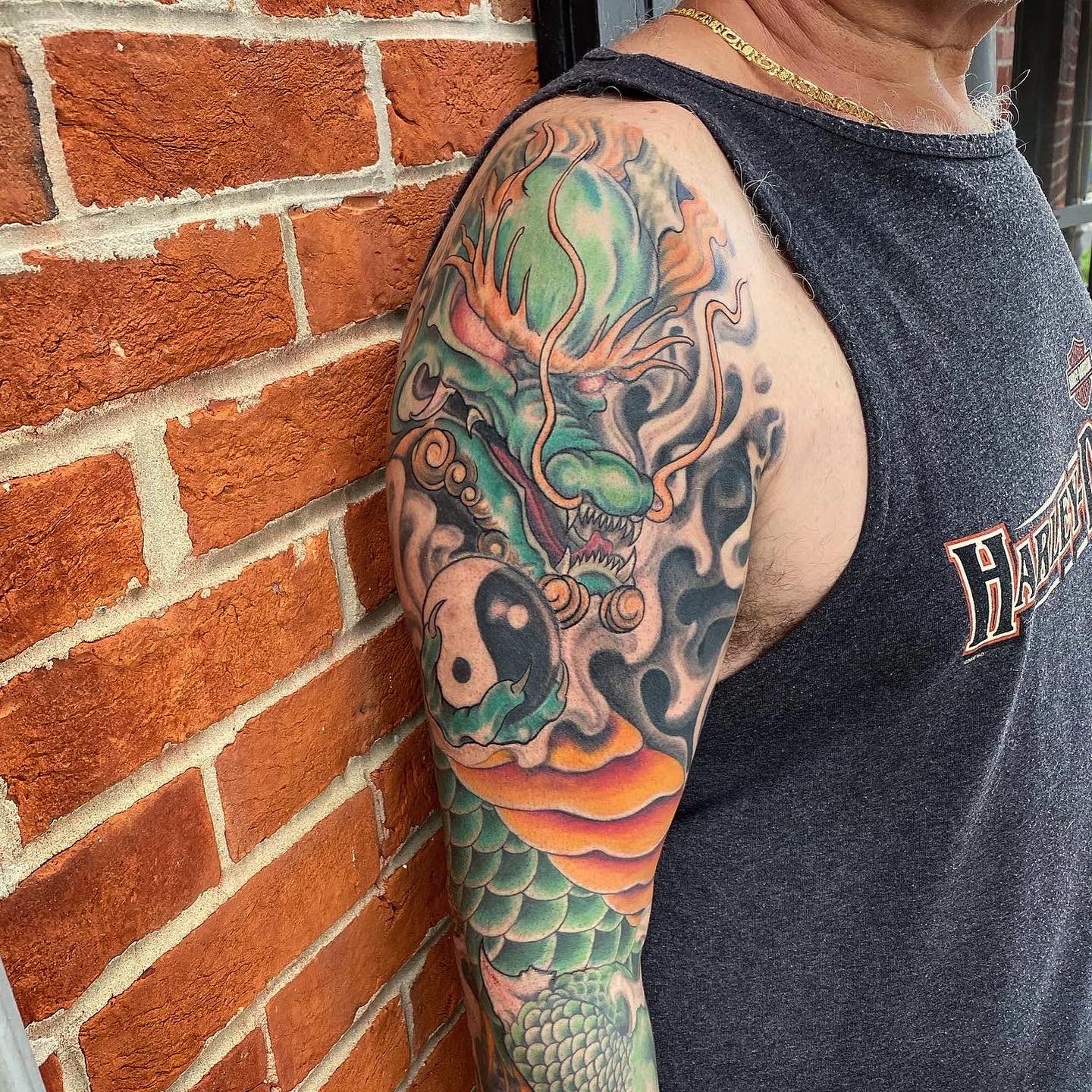 Custom tattoo by Burn Slow Studios