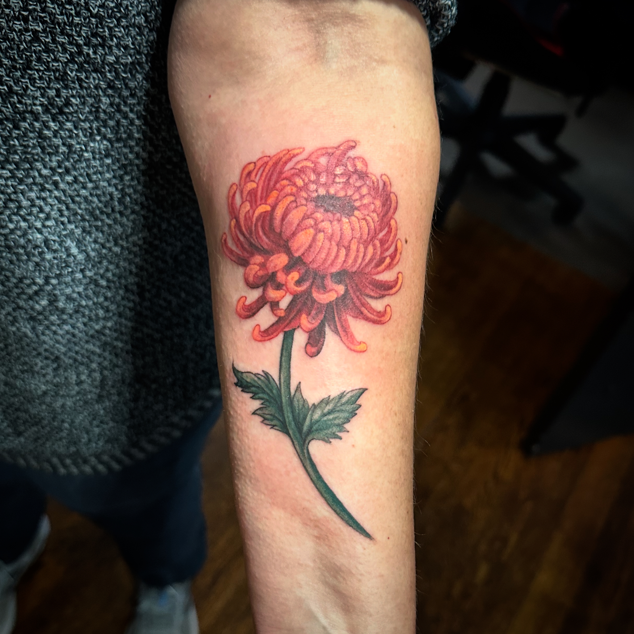 Custom tattoo by Burn Slow Studios