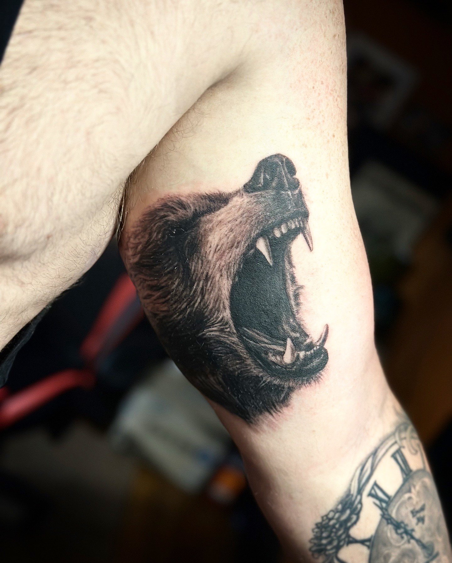 Custom tattoo by Burn Slow Studios