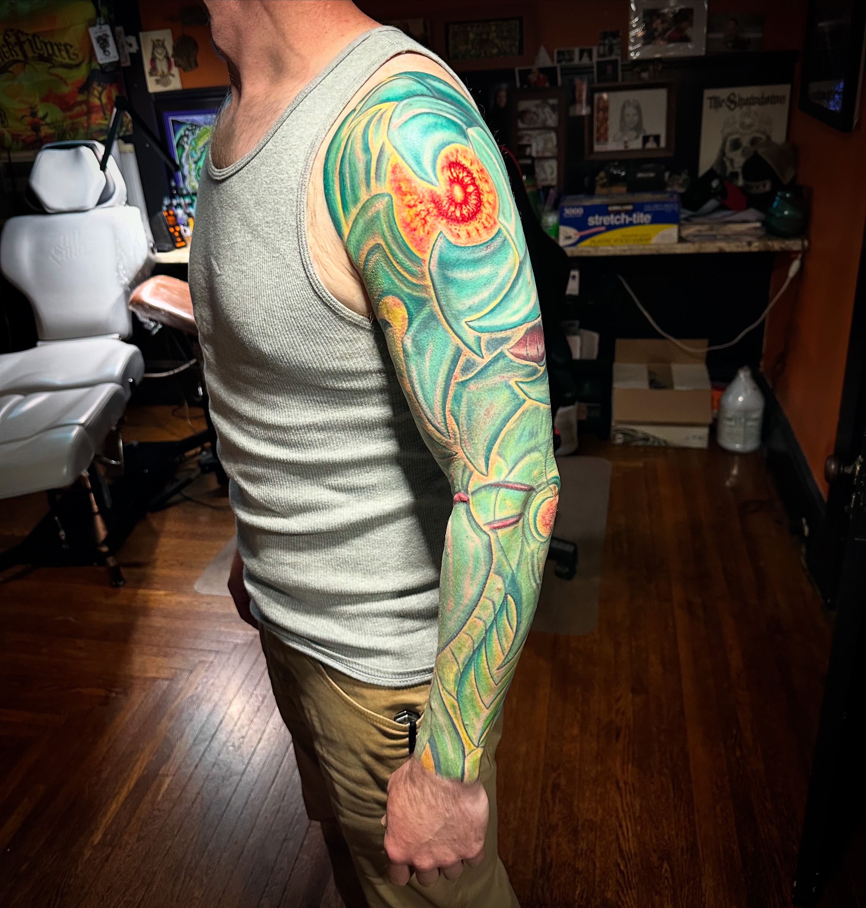 Custom tattoo by Burn Slow Studios
