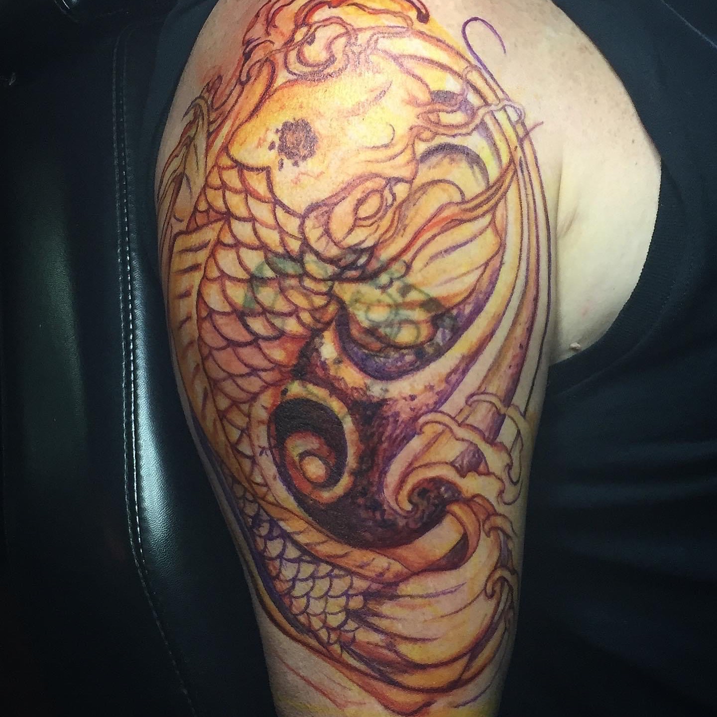 Custom tattoo by Burn Slow Studios