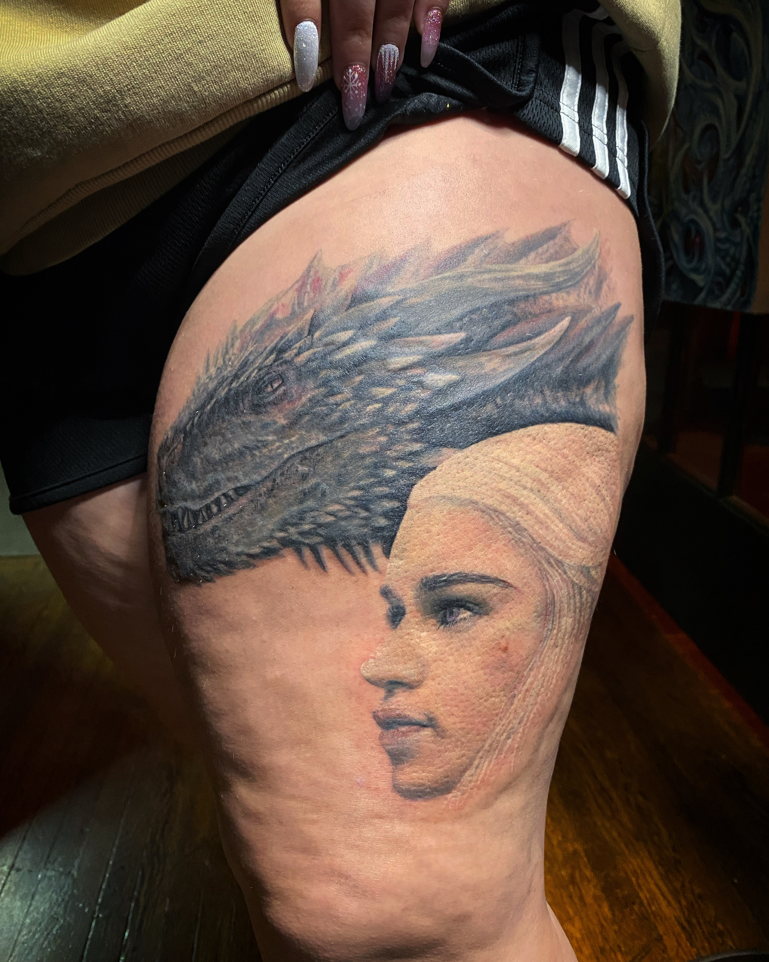 Custom tattoo by Burn Slow Studios