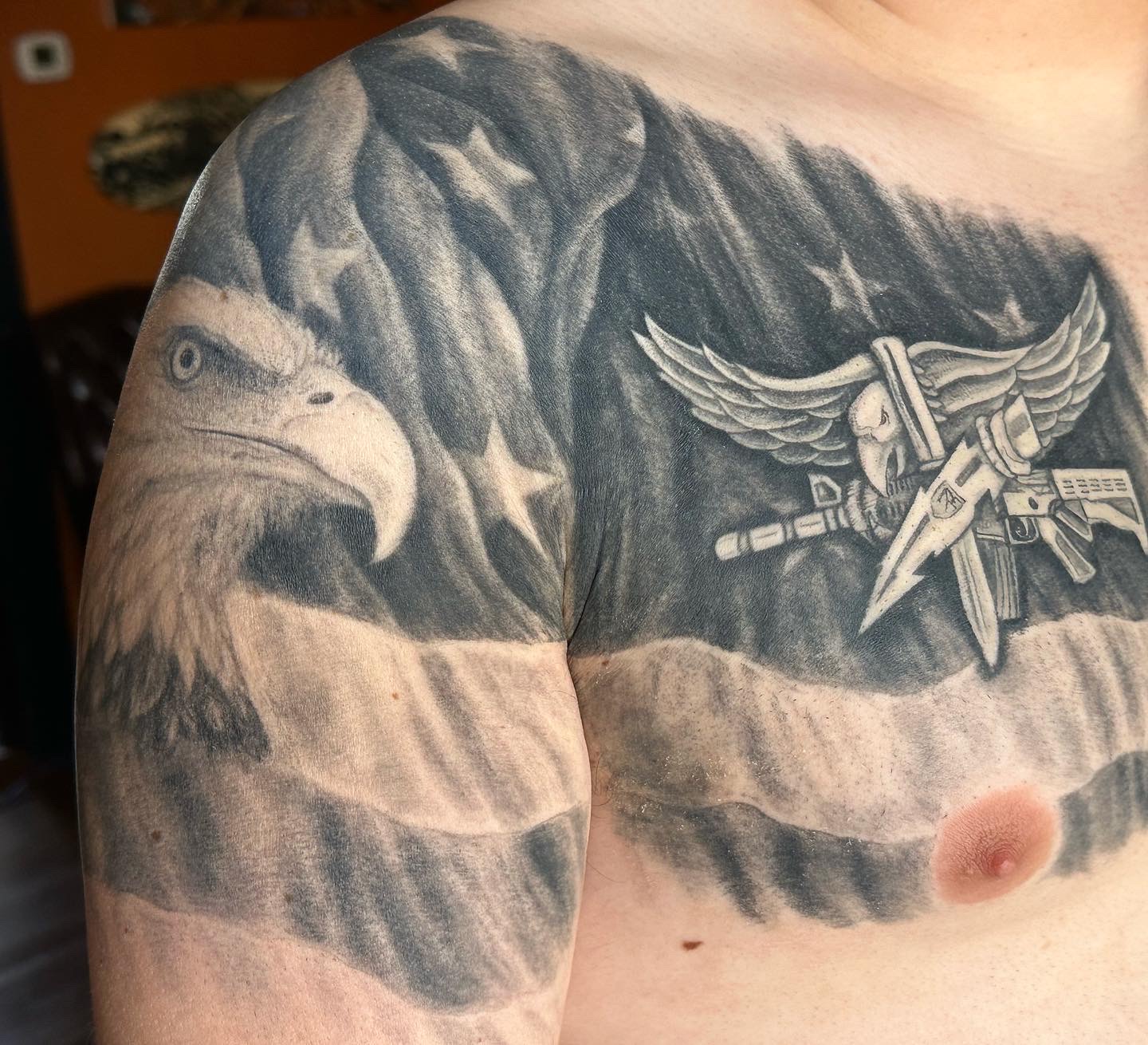Custom tattoo by Burn Slow Studios