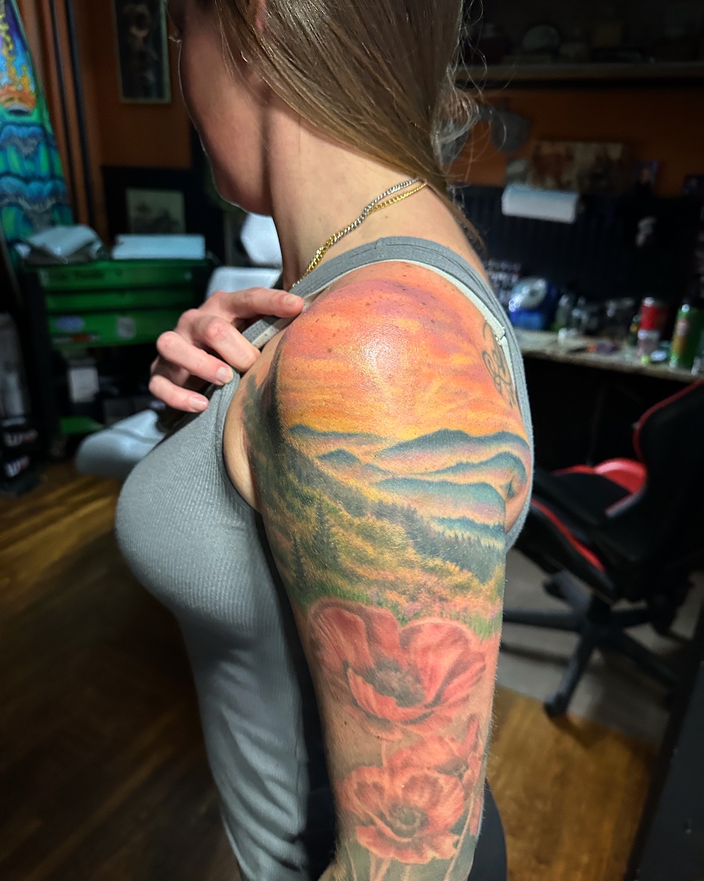 Custom tattoo by Burn Slow Studios
