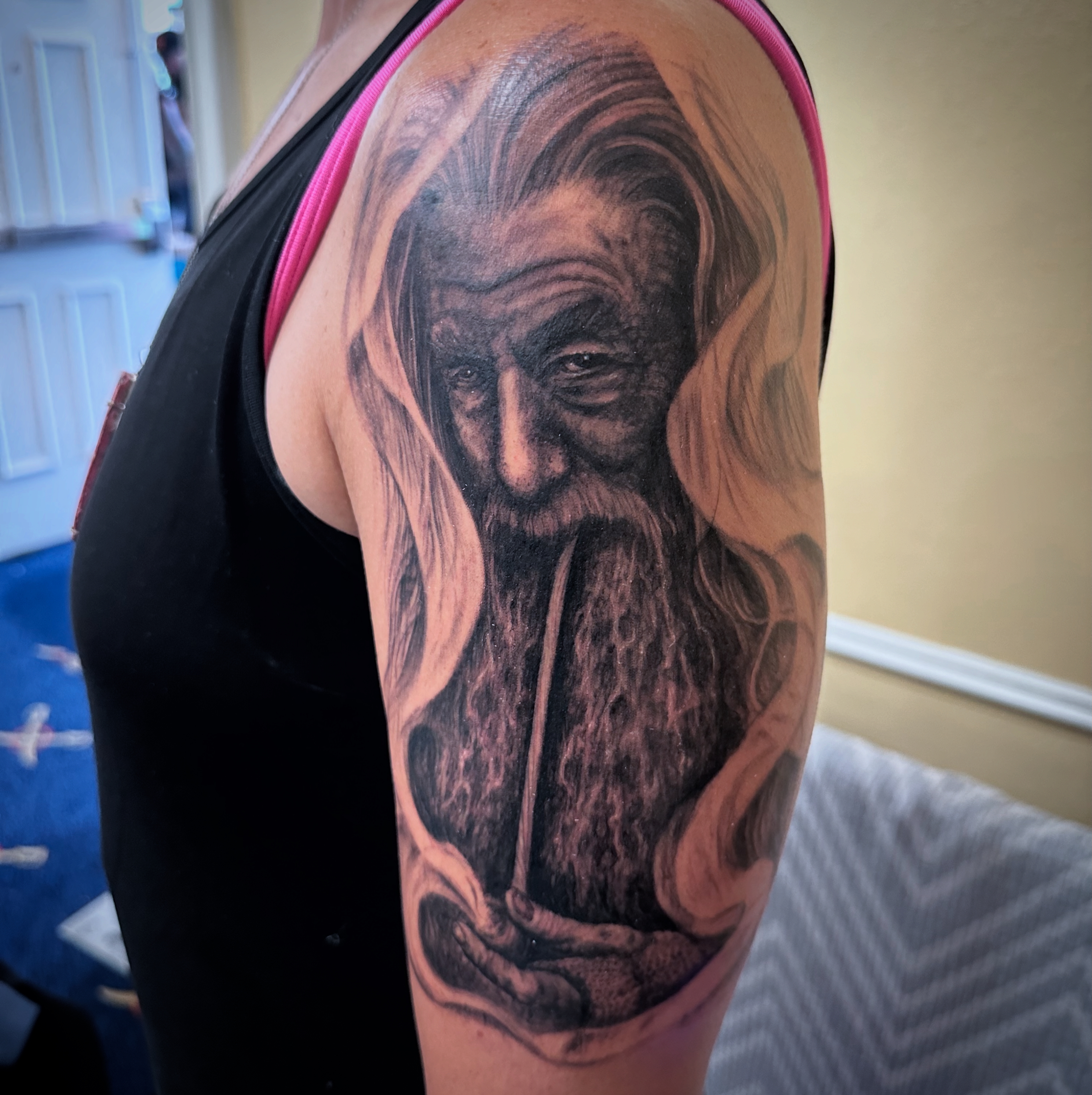 Custom tattoo by Burn Slow Studios