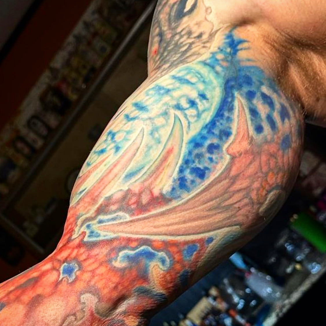 Custom tattoo by Burn Slow Studios