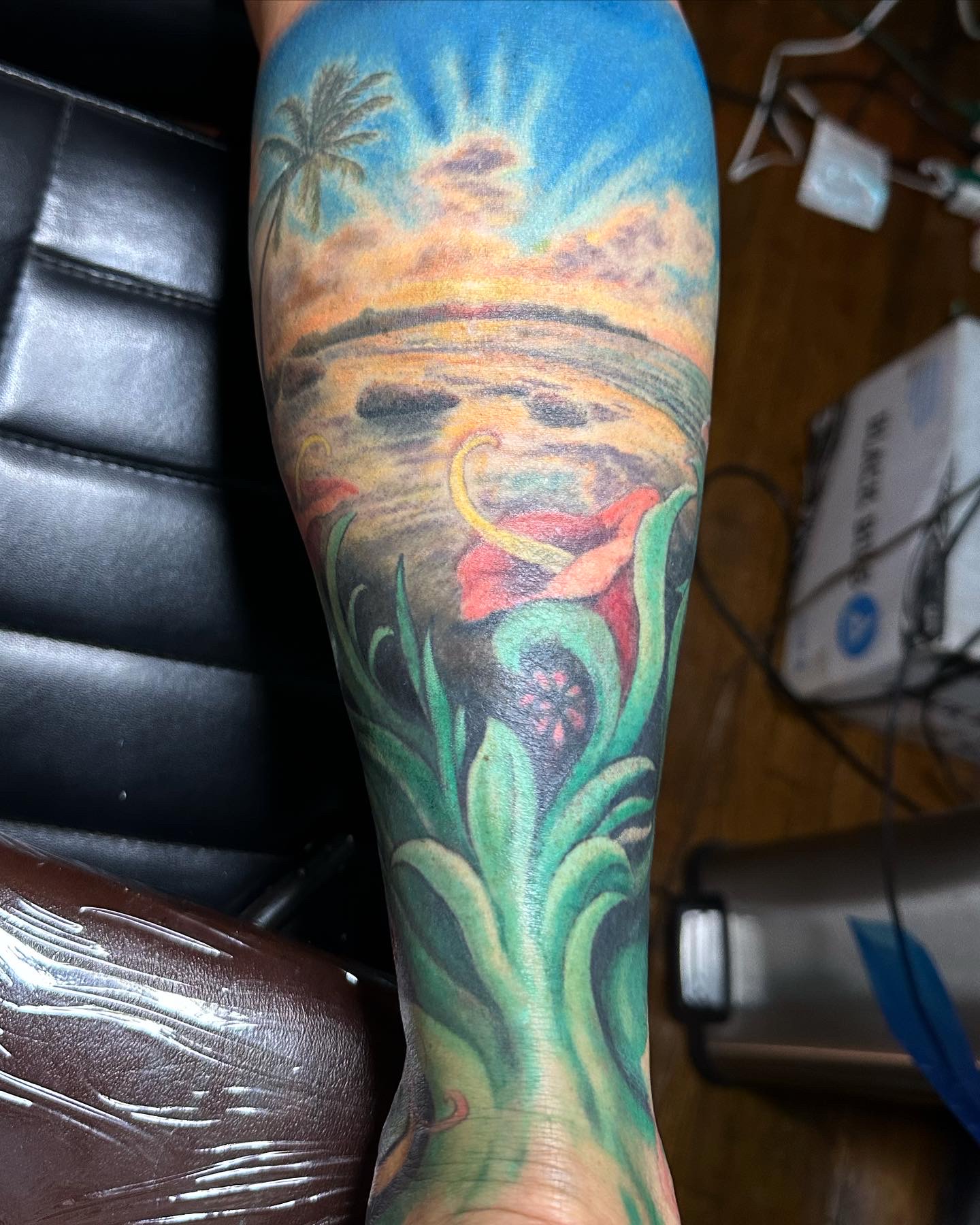 Custom tattoo by Burn Slow Studios